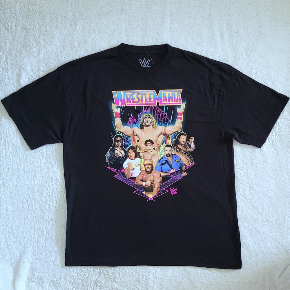 Mad😡 Engine Global🌎 LLC Wrestle🤼 Mania Graphic Tee👕 - NWOT - Picture 7 of 11